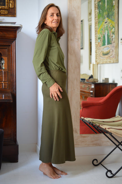 Falda ZAHONA Oliva