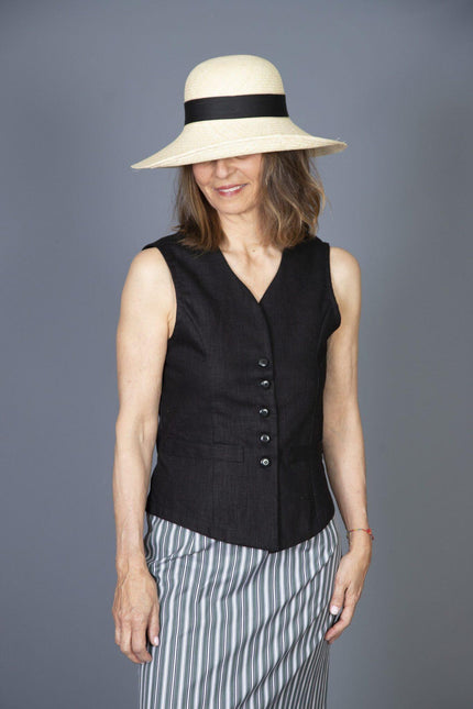 Chaleco lino MARRAKECH