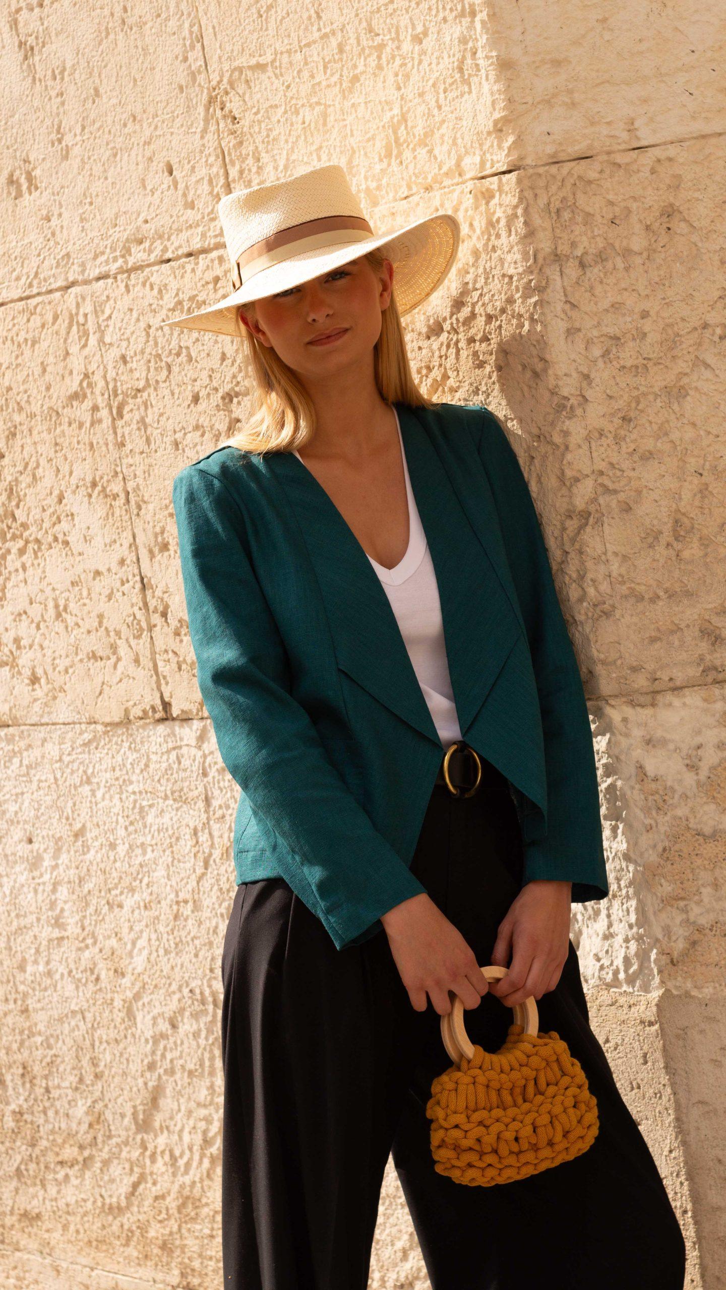 Chaqueta CAPITÁN Lino Esmeralda