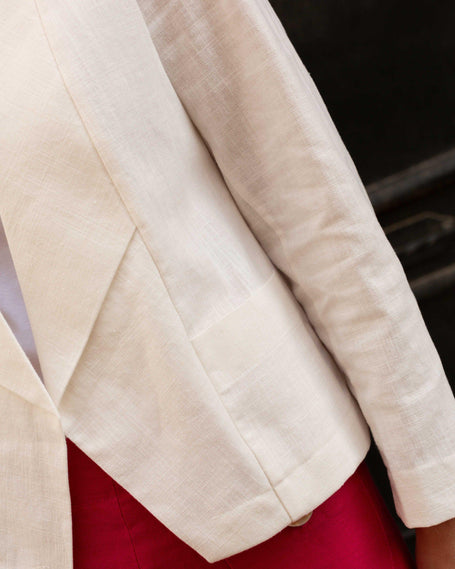 Chaqueta CAPITÁN Lino Blanco - Mariandrada