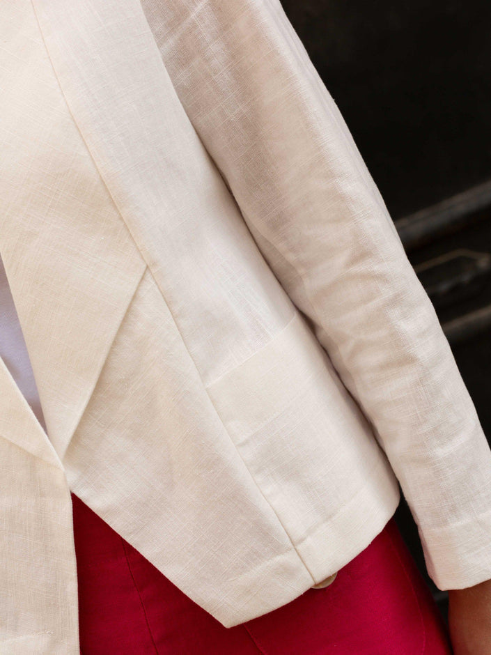 Chaqueta CAPITÁN Lino Blanco - Mariandrada
