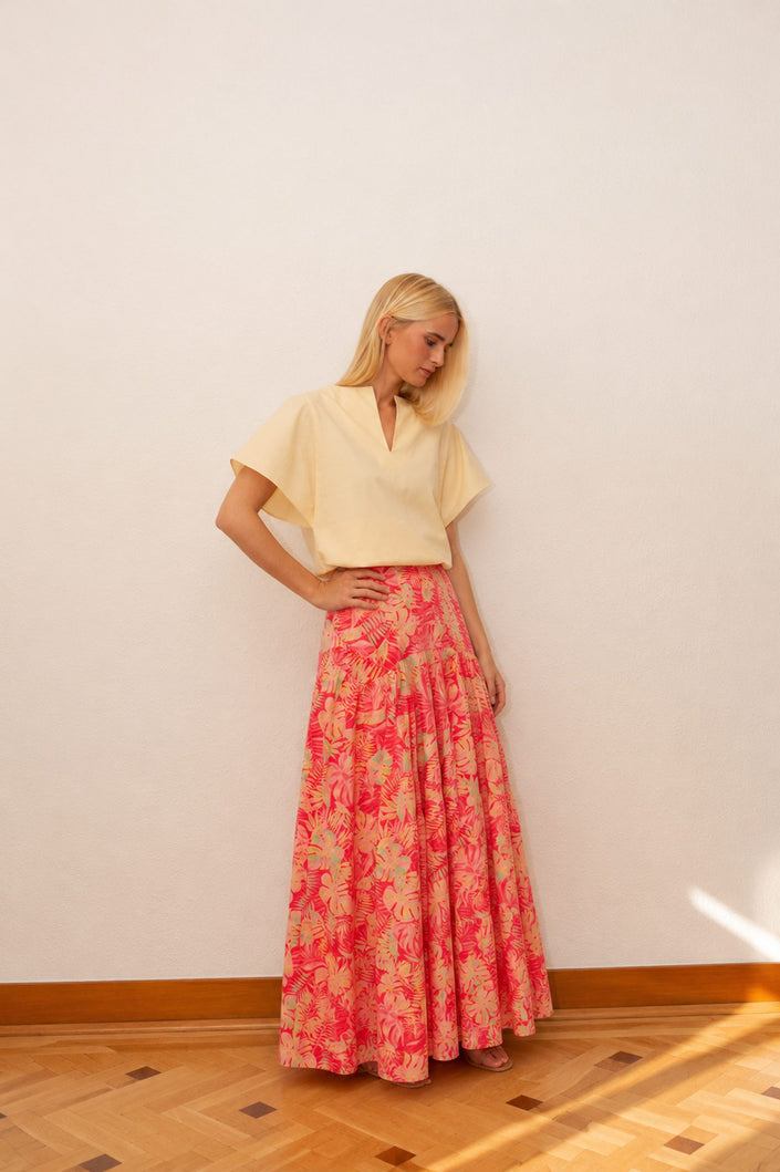 Falda FRANCESCA Coral
