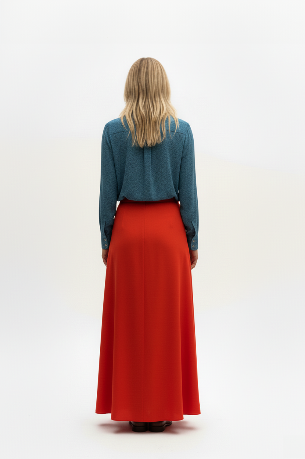 Falda capa XIMENA Naranja