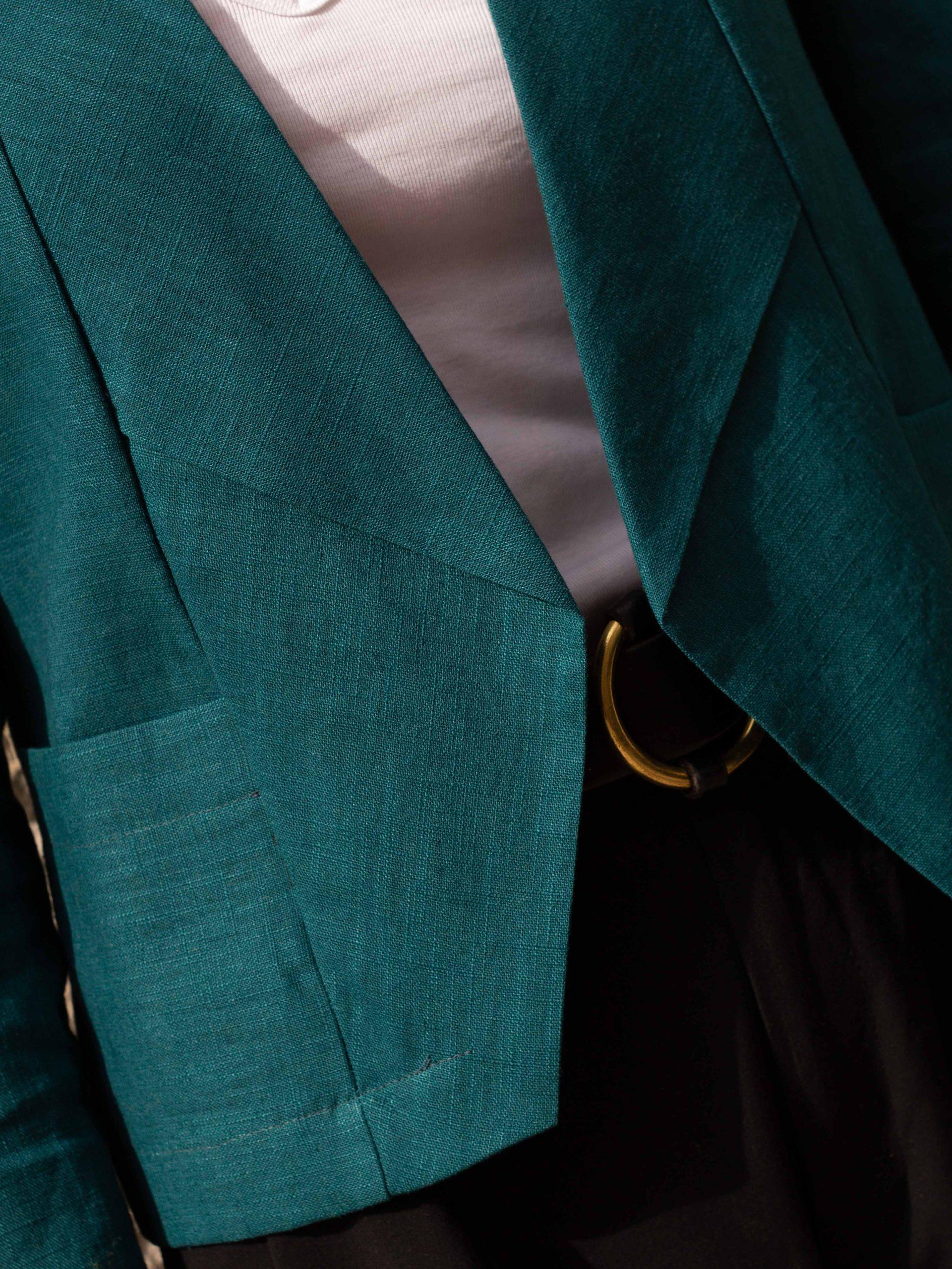 Chaqueta CAPITÁN Lino Esmeralda