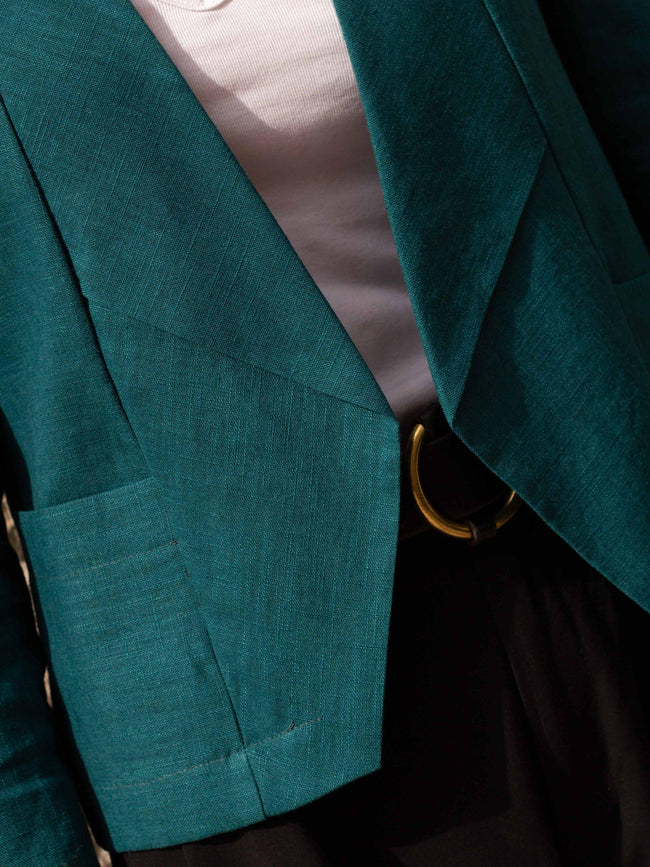 Chaqueta CAPITÁN Lino Esmeralda