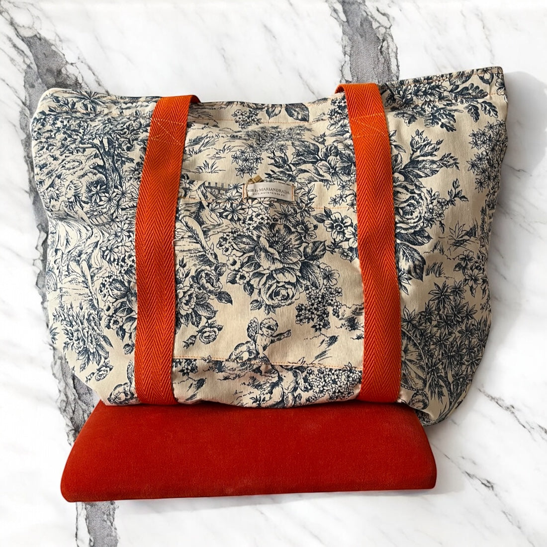 Bolsa Azul Ikea Vestida - edición TOILE de JOUY