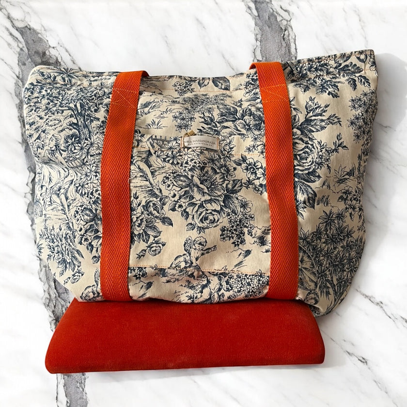 Bolsa Azul Ikea Vestida - edición TOILE de JOUY