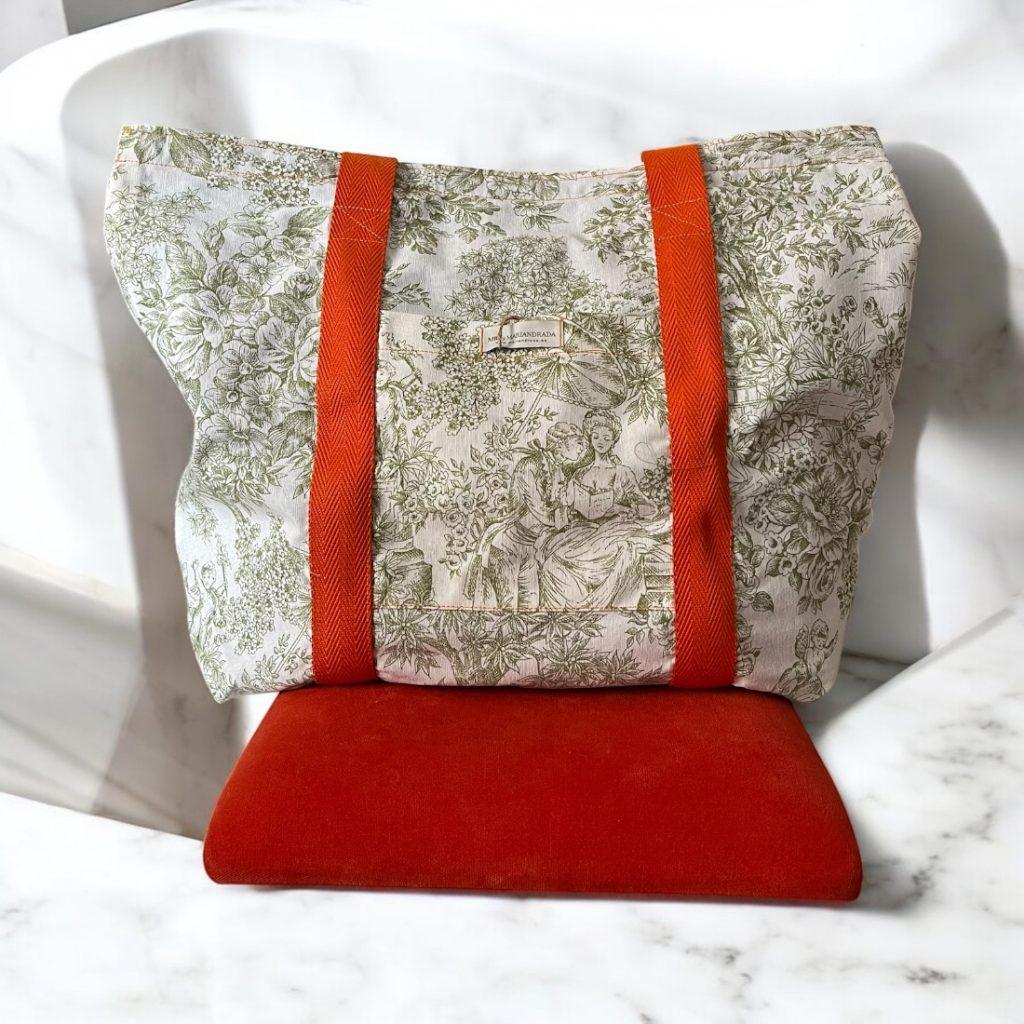 Bolsa Azul Ikea Vestida - edición TOILE de JOUY